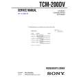 SONY TCM200DV Service Manual