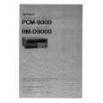 SONY RM-D9000 Owners Manual