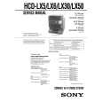 SONY HCDLX50 Service Manual