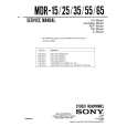SONY MDR-55 Service Manual
