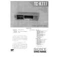 SONY TC-K777 Service Manual