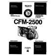 SONY CFM-2500 Owners Manual