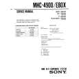 SONY MHC-4900 Service Manual