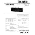 SONY CFSW410L Service Manual