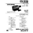 SONY CCDTR200 Service Manual