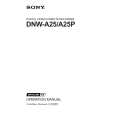 SONY DNW-A25P Owners Manual
