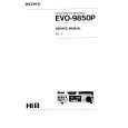SONY EVO-9850P VOLUME 2 Service Manual