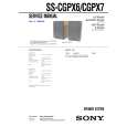 SONY SSCGPX7 Service Manual