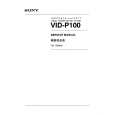 SONY VIDP100 Service Manual
