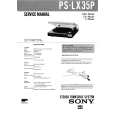 SONY PSLX35P Service Manual