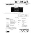 SONY CFD-DW550S Service Manual