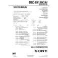 SONY MHCNX1 Service Manual