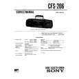 SONY CFS206 Service Manual