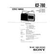 SONY ICF780 Service Manual