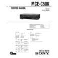 SONY MCE-C50K Service Manual