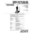 SONY SPP-70 Owners Manual