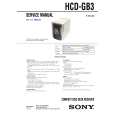SONY HCD-GB3 Service Manual