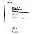 SONY DHC-MDX10 Owners Manual
