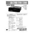 SONY XR7280 Service Manual