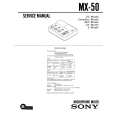 SONY MX50 Service Manual