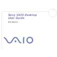 SONY PCV-RX312 VAIO Owners Manual