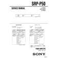 SONY SRPP50 Service Manual