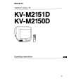 SONY KV-M2150D Owners Manual