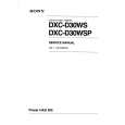 SONY DXC-D30WS Service Manual