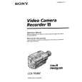 SONY CCD-TR580E Owners Manual