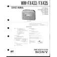SONY WM-FX435 Owners Manual