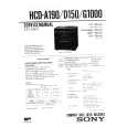 SONY HCD-A190 Service Manual
