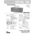 SONY CFD750L Service Manual