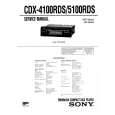 SONY CDX4100RDS Service Manual