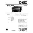 SONY TC-H6600 Service Manual