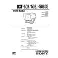 SONY DXF-50BJ Service Manual