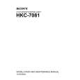 SONY HKC-7081 Service Manual