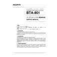 SONY BTA-801 Service Manual