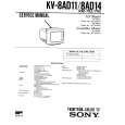 SONY KV8AD14 Service Manual