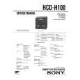 SONY HCDH100 Service Manual