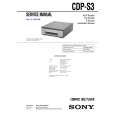 SONY CDPS3 Service Manual
