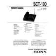 SONY SCT-100 Service Manual