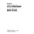 SONY CCU-900P Owners Manual