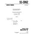 SONY SS-CR62 Service Manual