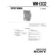 SONY WM-EX32 Service Manual
