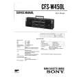 SONY CFSW450L Service Manual