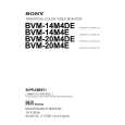 SONY BVM-14M4E Service Manual