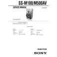 SONY SSM500AV Service Manual