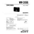 SONY WM-EX666 Service Manual