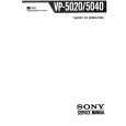 SONY VP-5020 Owners Manual