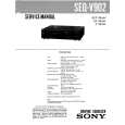 SONY SEQV902 Service Manual